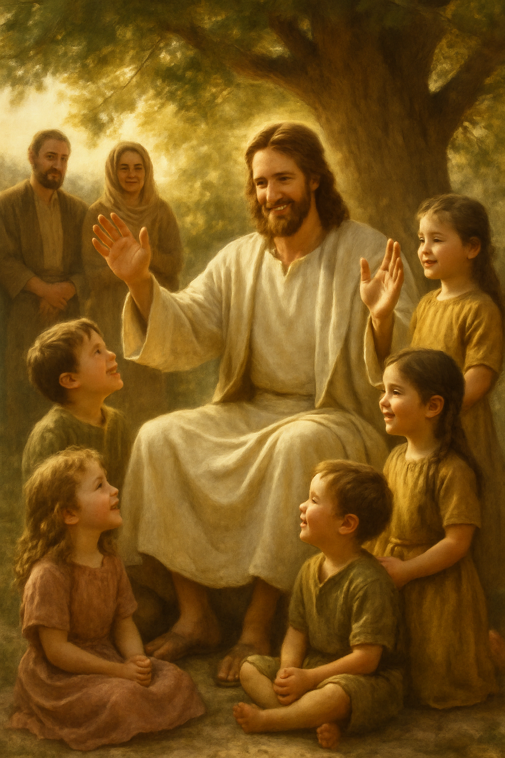 Jesus Blessing Children